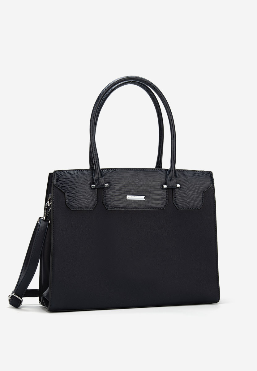 Дамски офис чанта Silvia Rosa 6939 военно синя