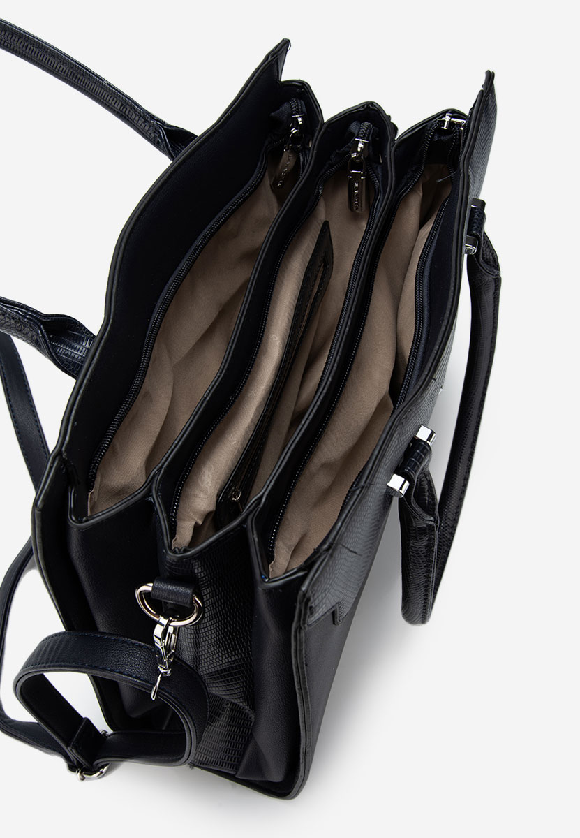 Дамски офис чанта Silvia Rosa 6939 военно синя