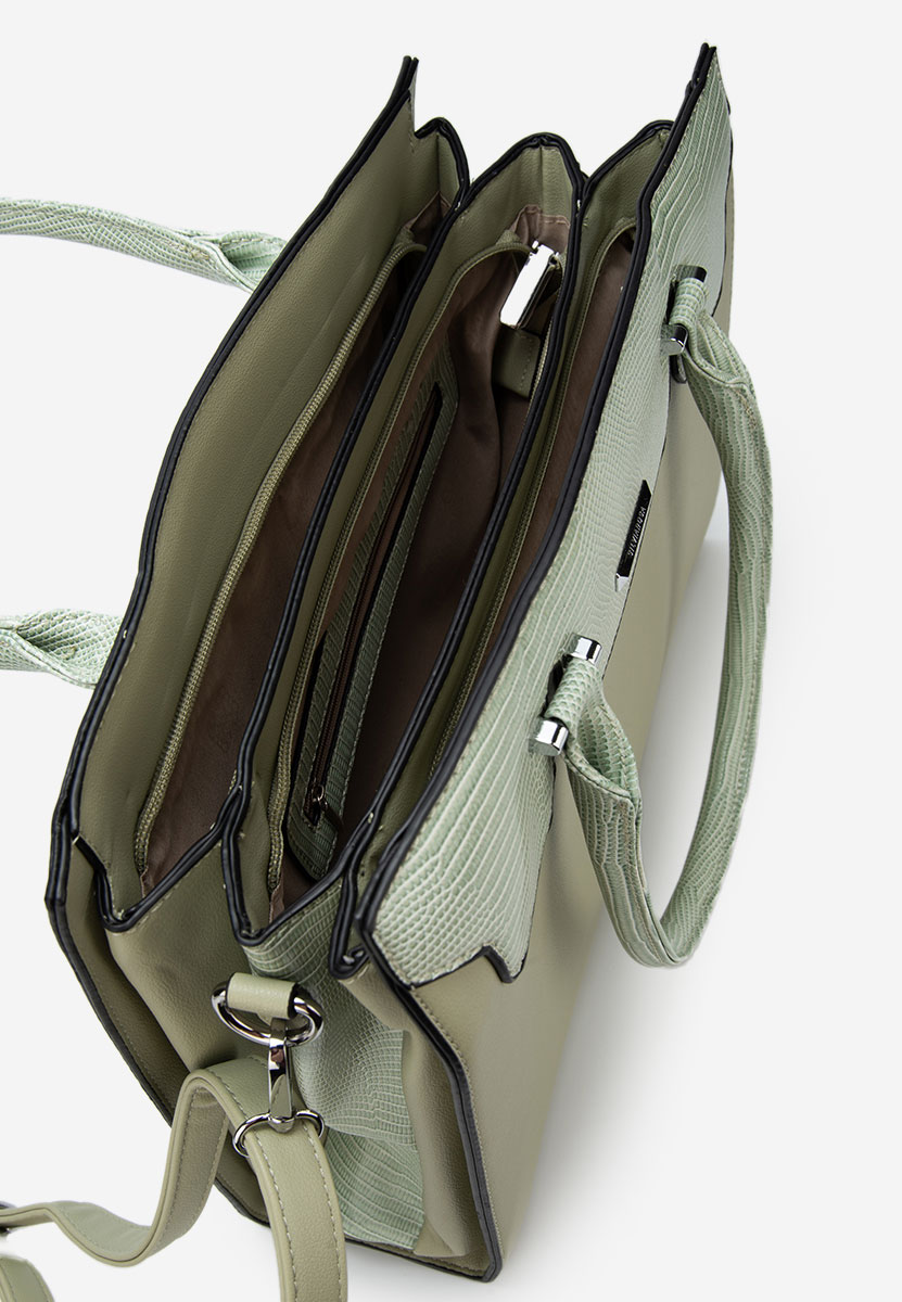 Дамски офис чанта Silvia Rosa 6939 зелена