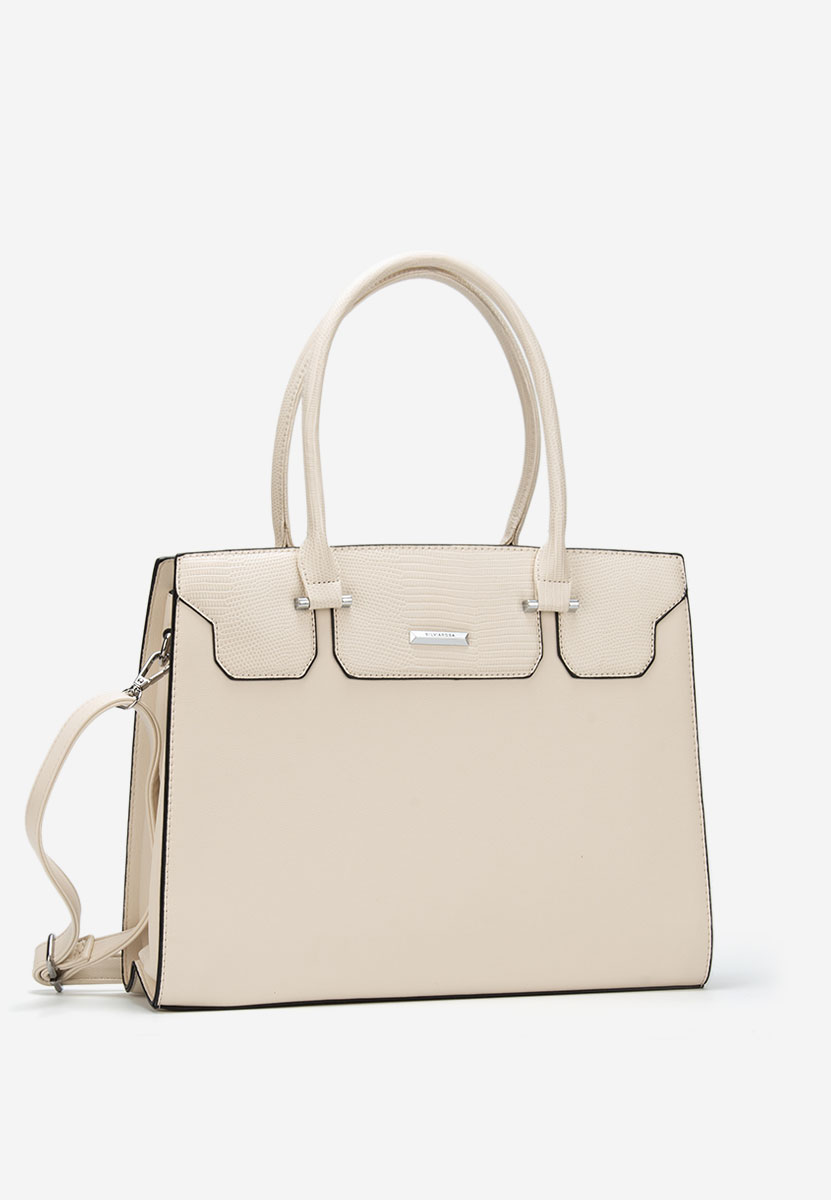 Дамски офис чанта Silvia Rosa 6939 Бяла