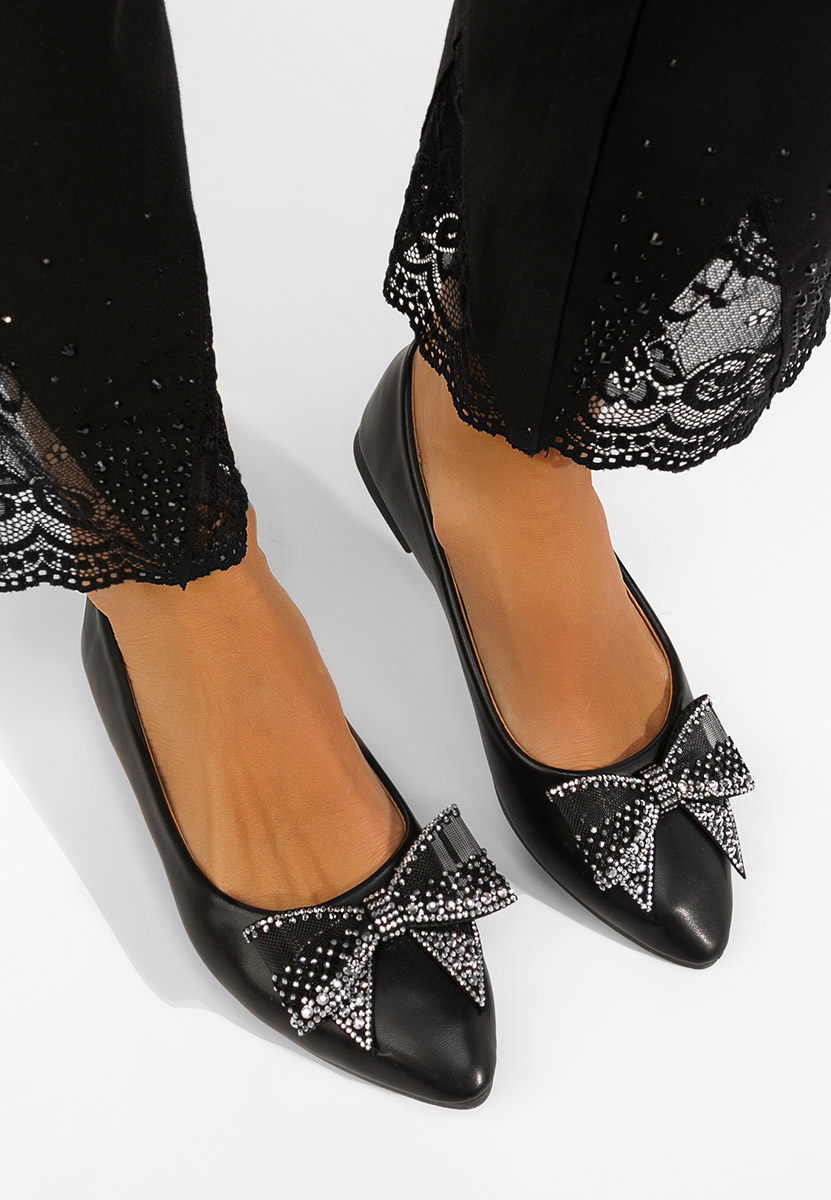 Дамски балерини Marva черни