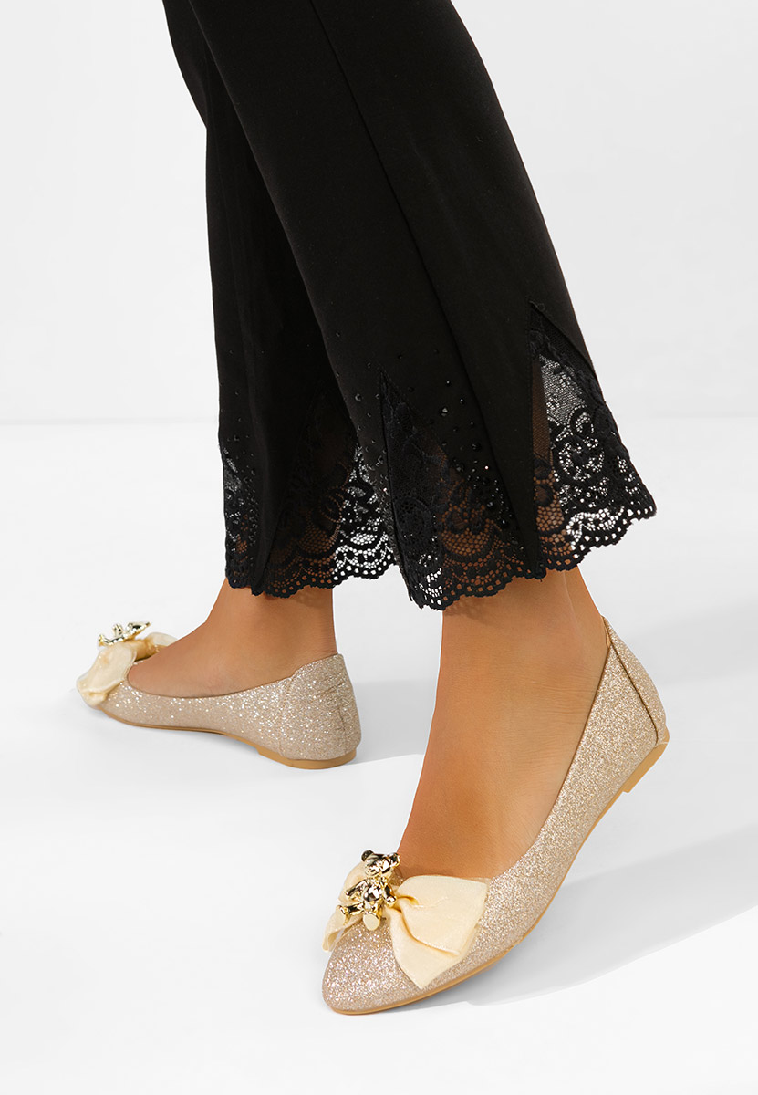 Дамски балерини Adelyma златен