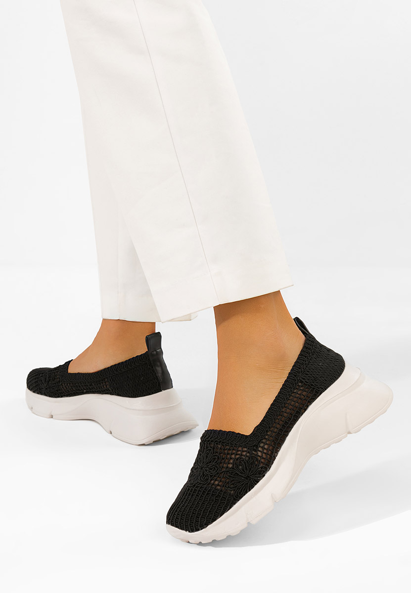 Дамски мокасини Offelia черни