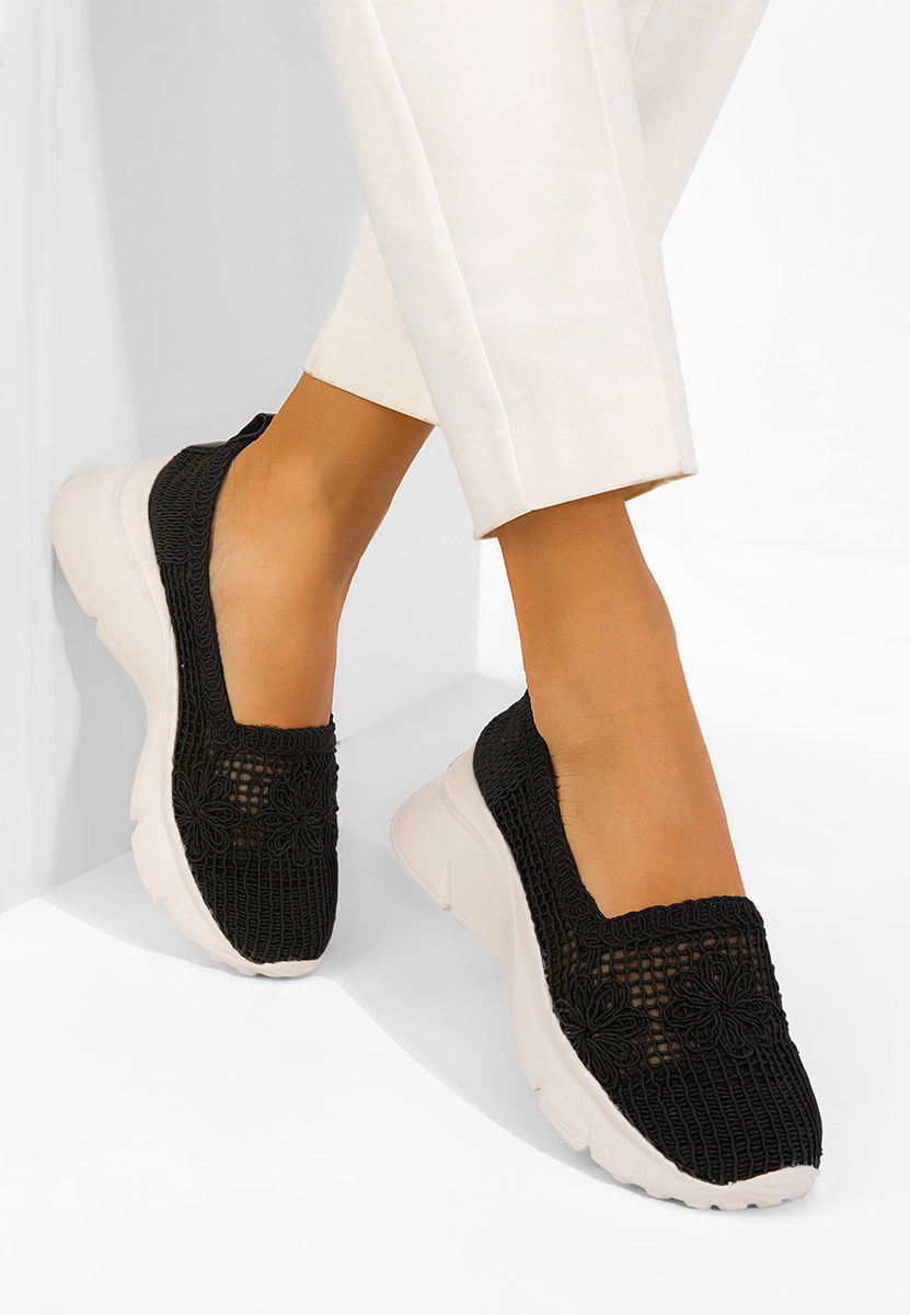 Дамски мокасини Offelia черни