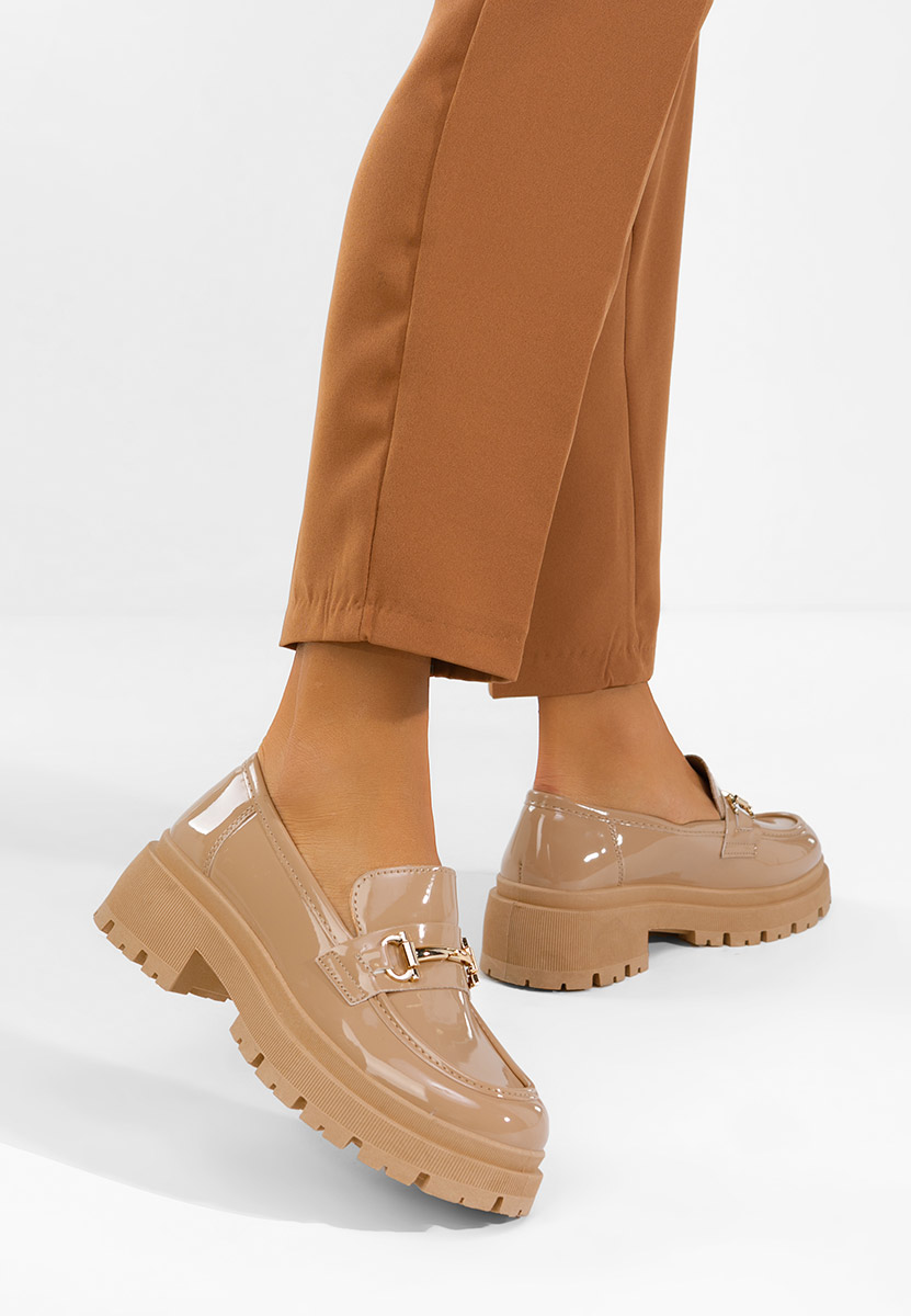 Дамски мокасини Elvilia каки