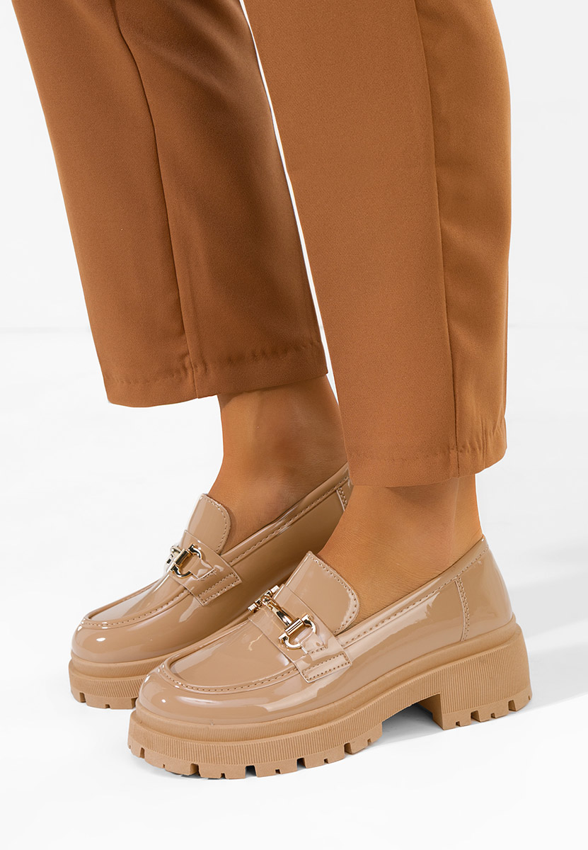 Дамски мокасини Elvilia каки