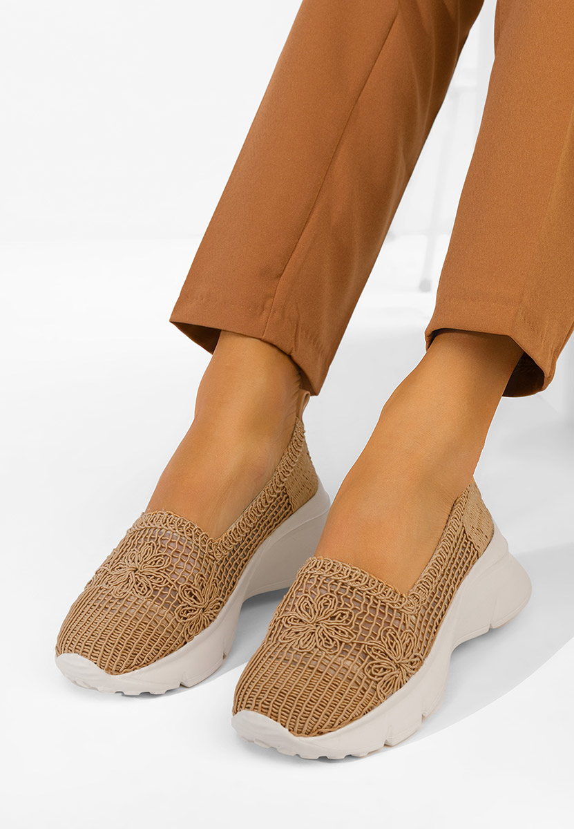 Дамски мокасини Offelia каки