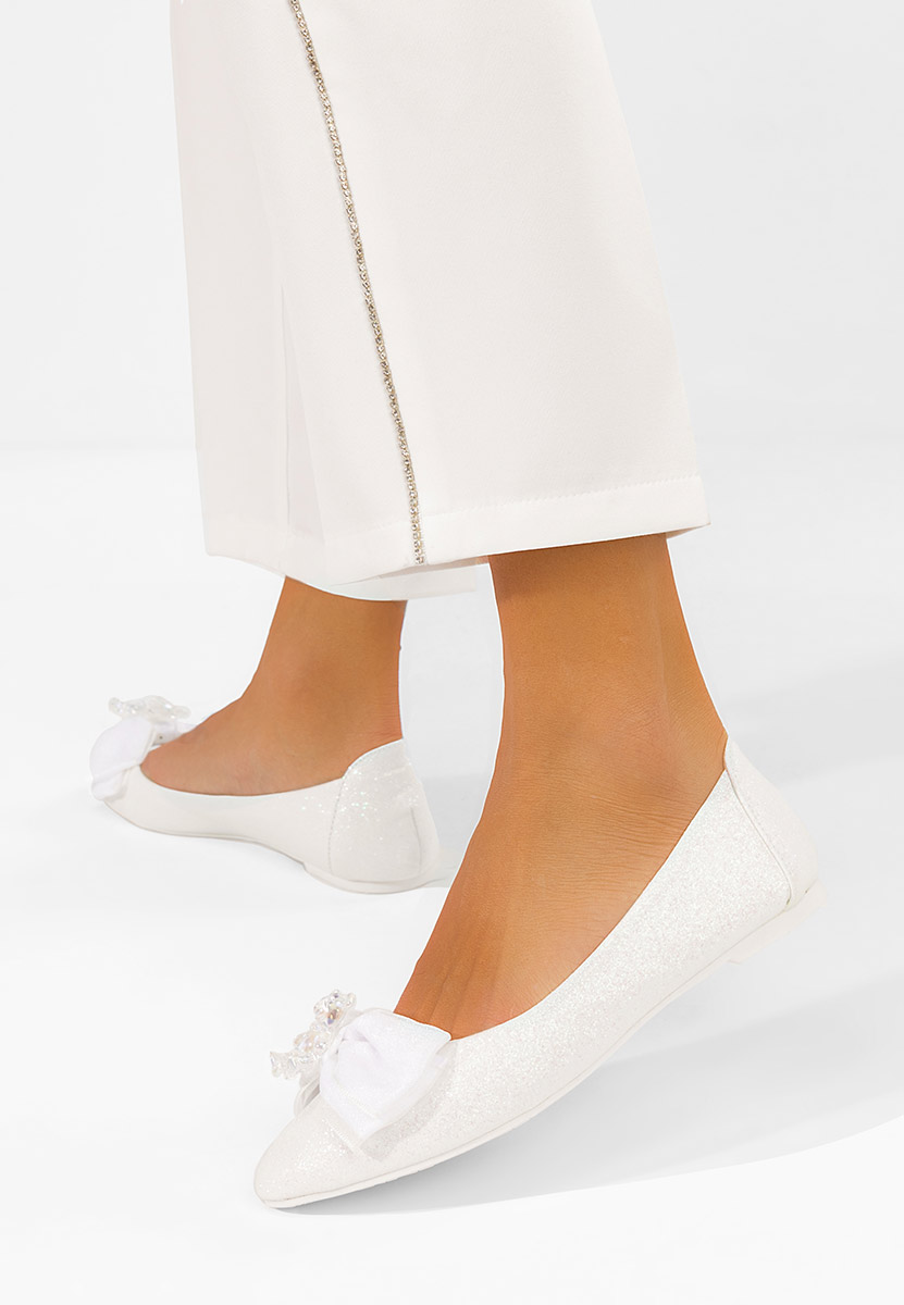 Дамски балерини Adelyma бели