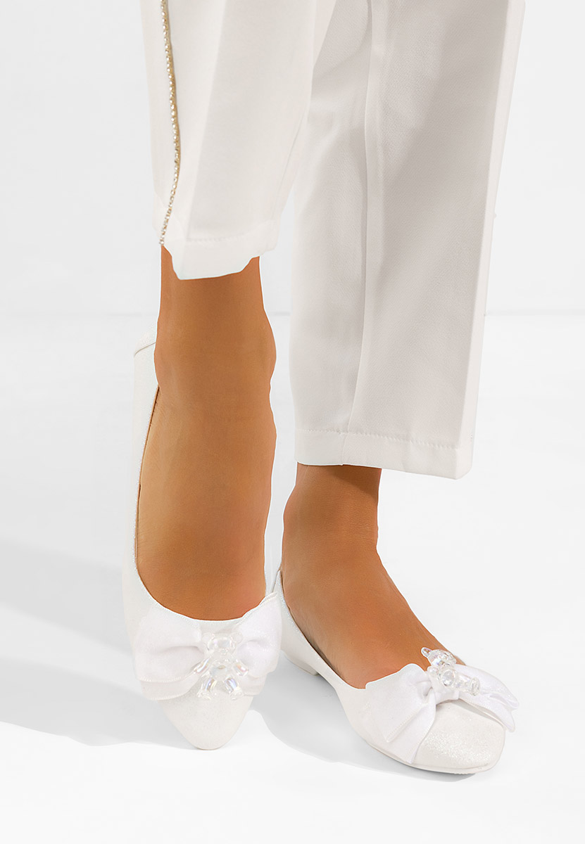 Дамски балерини Adelyma бели