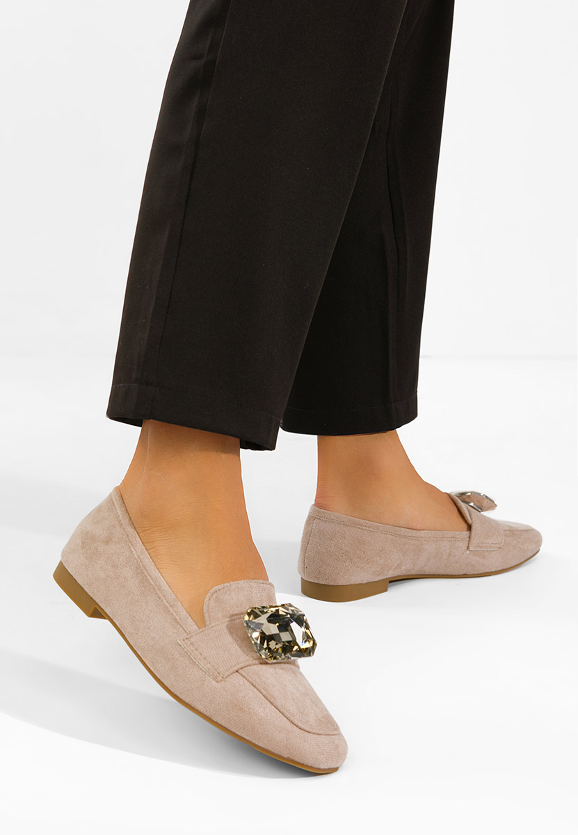 Дамски мокасини Olimia каки