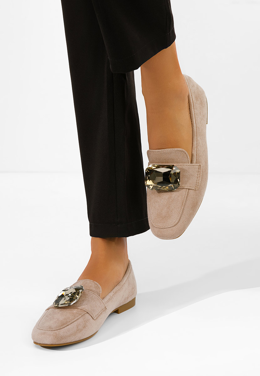 Дамски мокасини Olimia каки