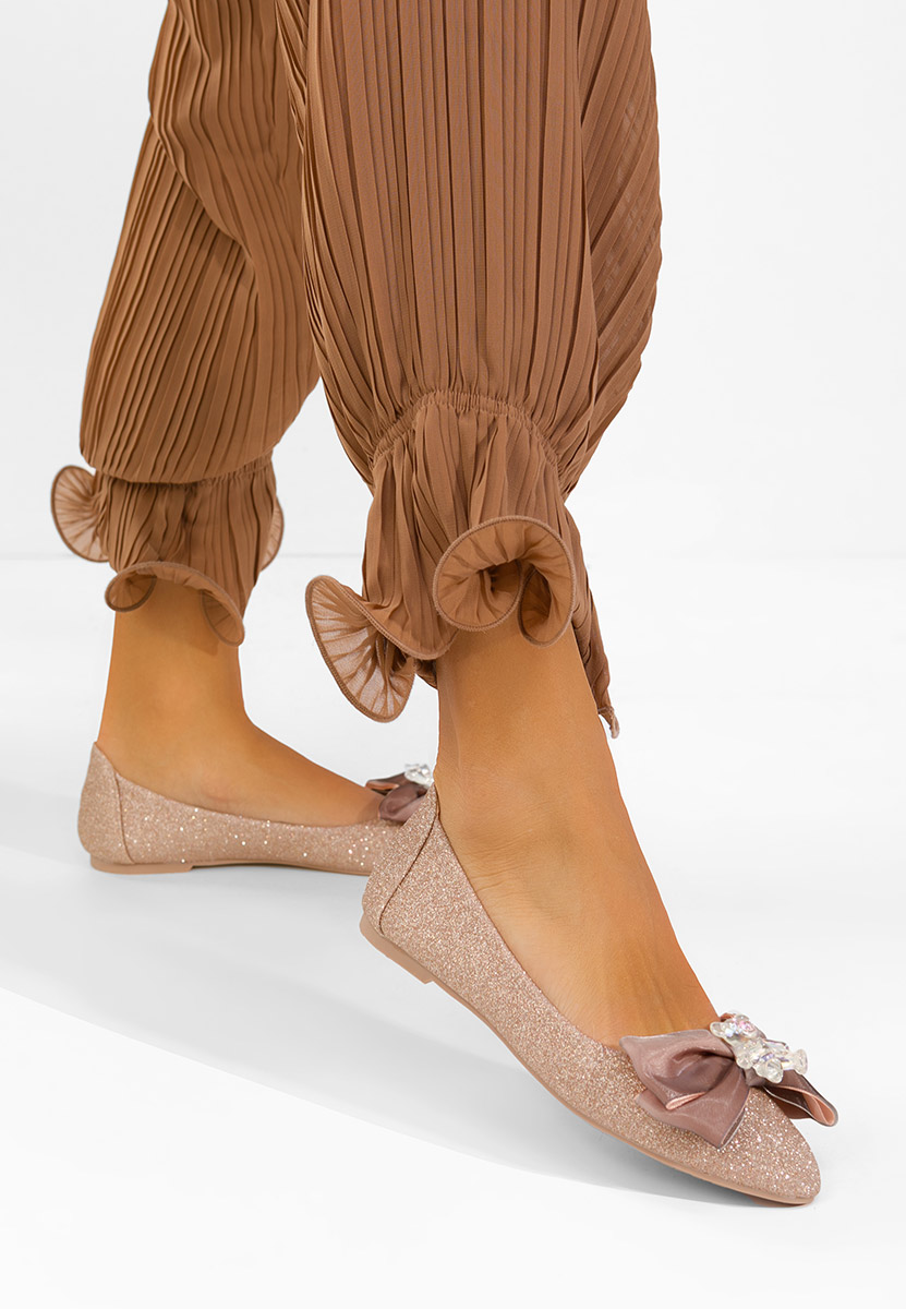 Дамски балерини Adelyma шампанско