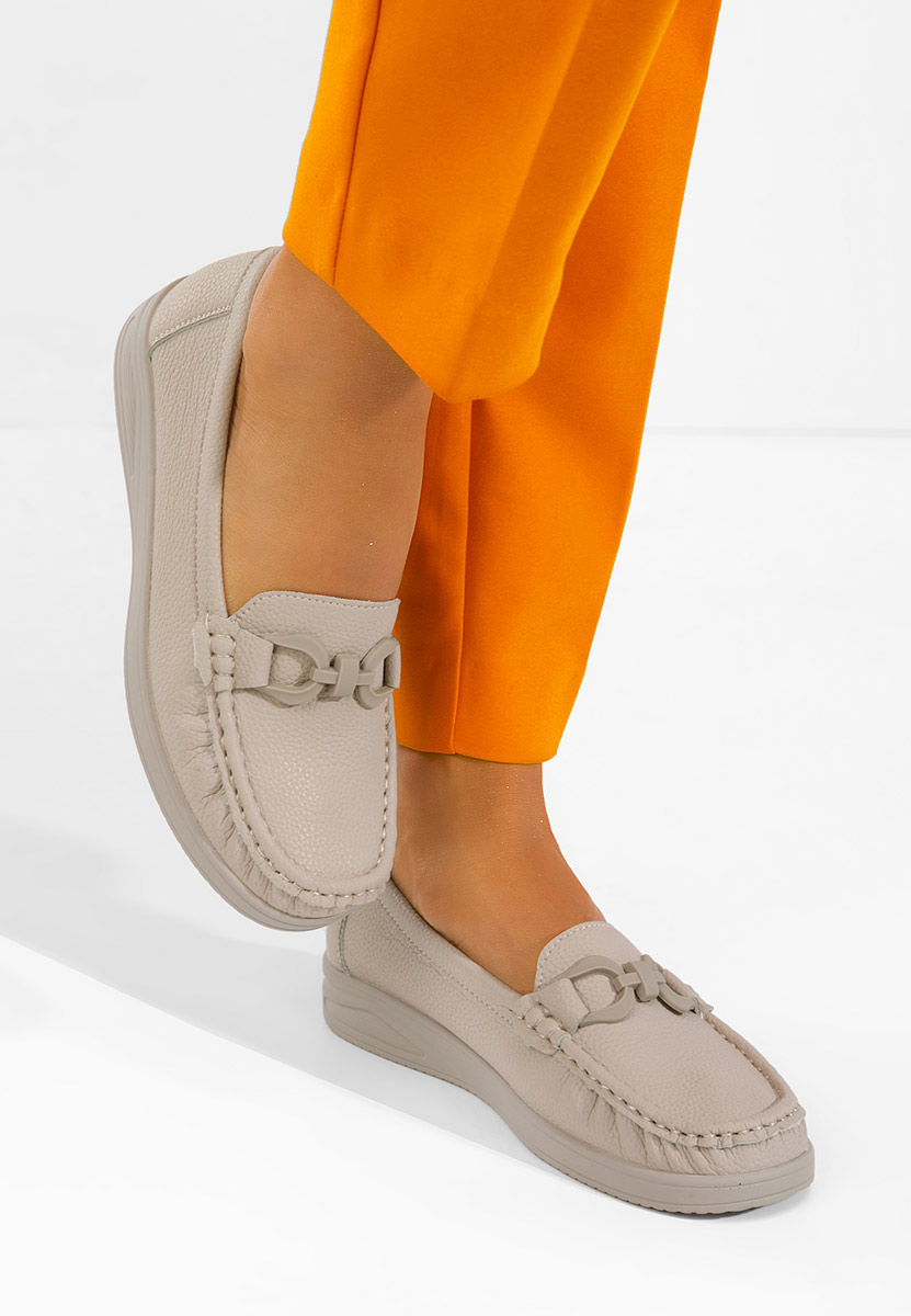 Дамски мокасини Cristiena каки