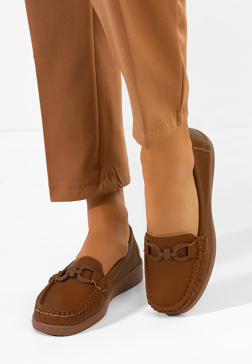 Дамски мокасини Cristiena камел