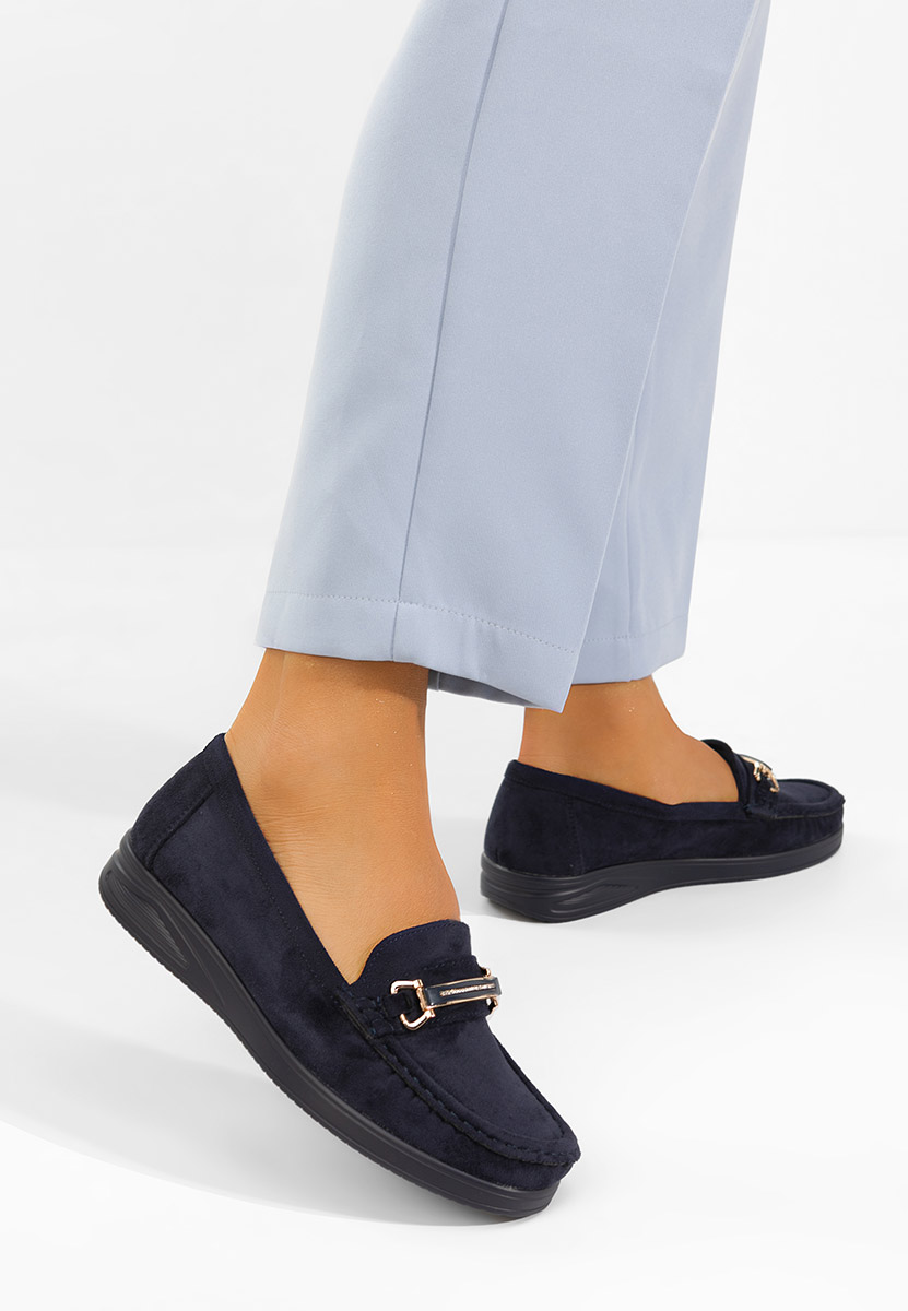 Дамски мокасини Esmiara военно син