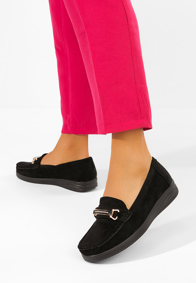 Дамски мокасини Esmiara черни