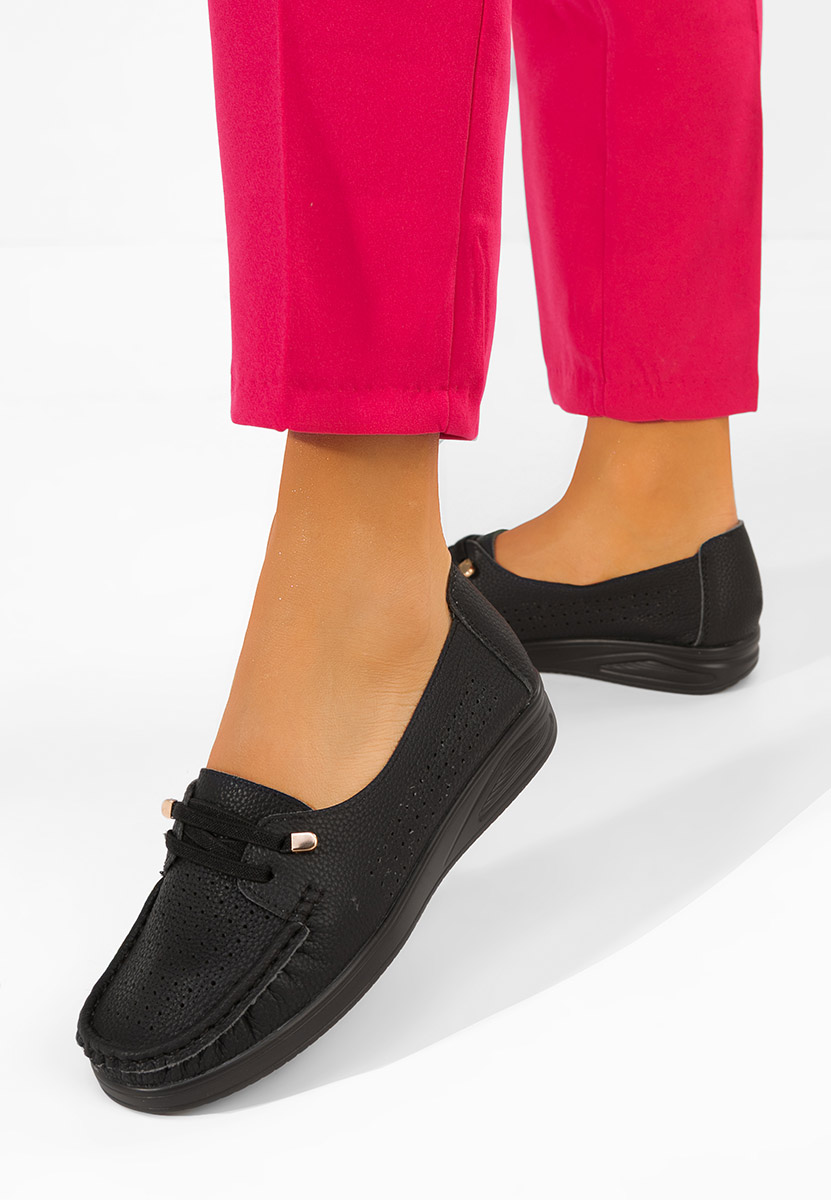 Дамски мокасини Samiera черни