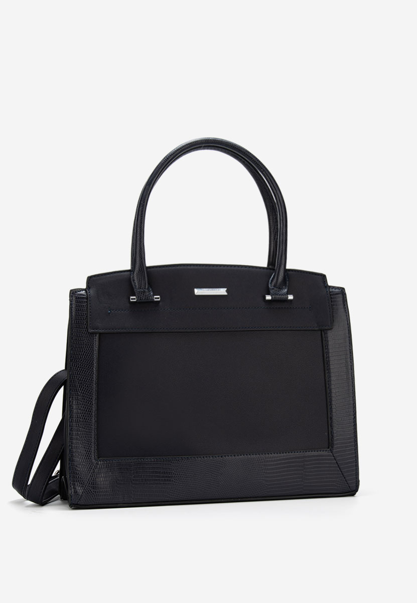 Дамски офис чанта Silvia Rosa 8179 военно синя