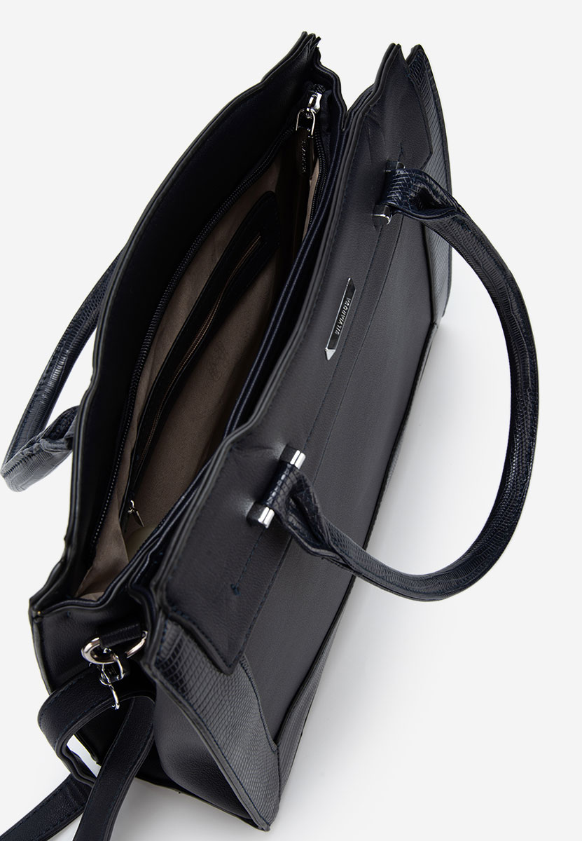 Дамски офис чанта Silvia Rosa 8179 военно синя