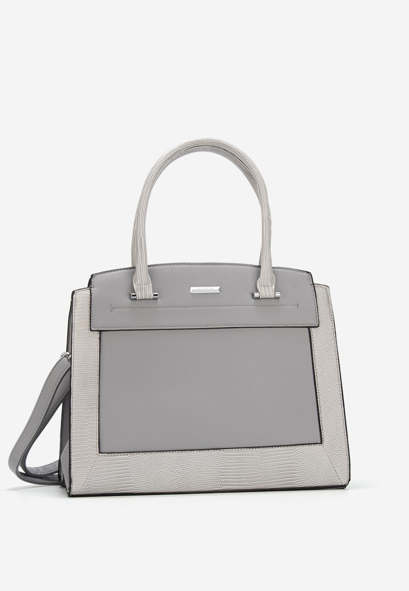 Дамски офис чанта Silvia Rosa 8179 сива