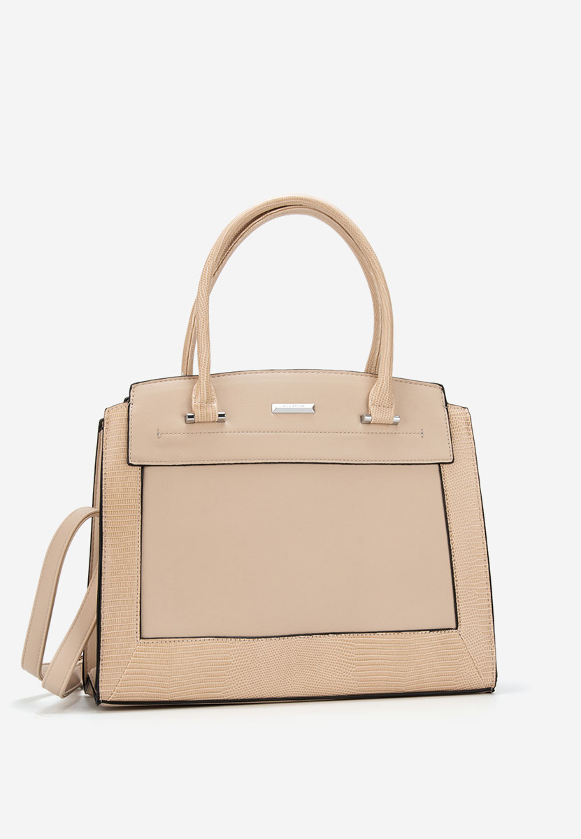 Дамски офис чанта Silvia Rosa 8179 бежова