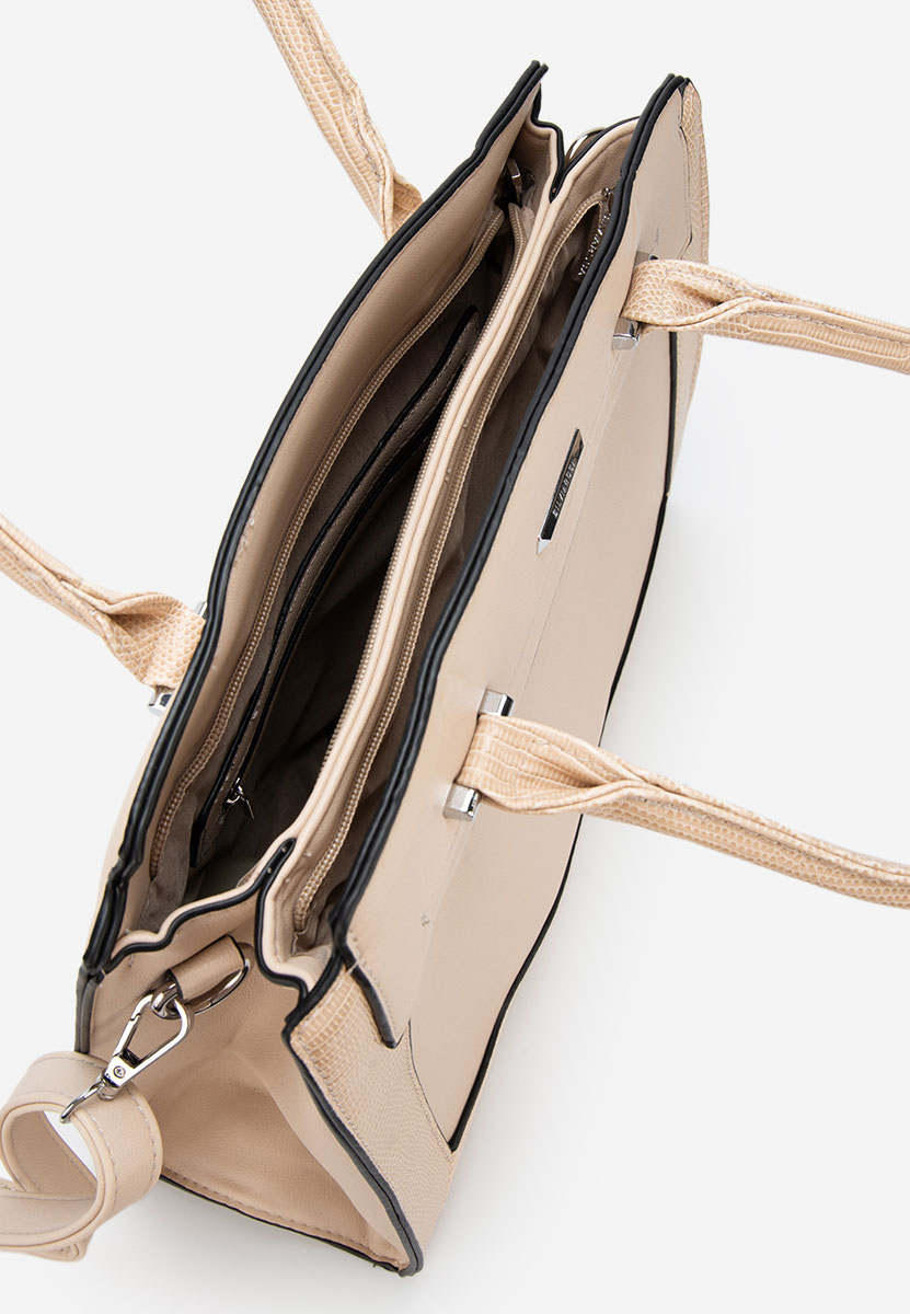 Дамски офис чанта Silvia Rosa 8179 бежова