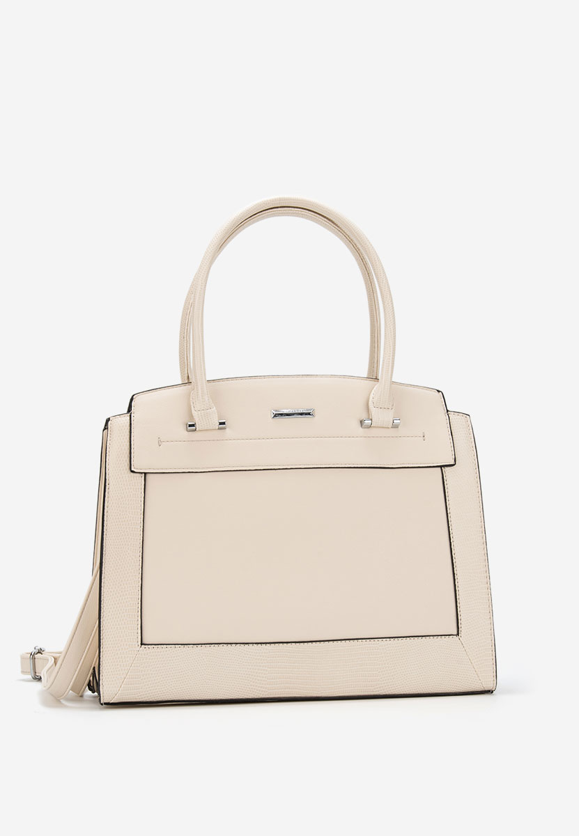 Дамски офис чанта Silvia Rosa 8179 Бяла