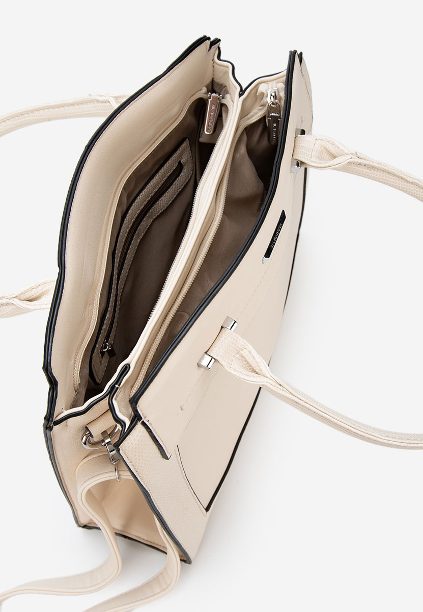 Дамски офис чанта Silvia Rosa 8179 Бяла