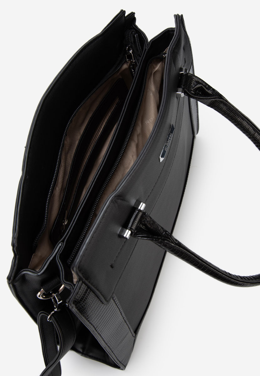 Дамски офис чанта Silvia Rosa 8179 черна