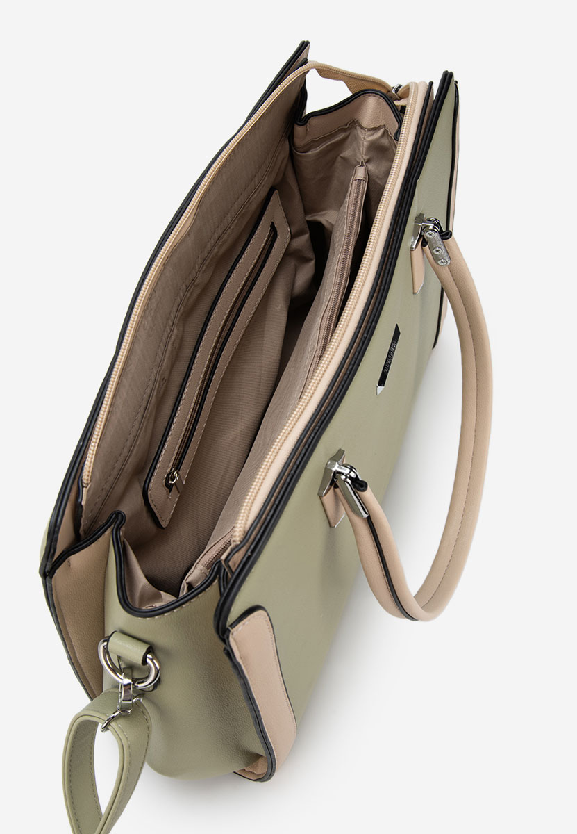 Дамски офис чанта Silvia Rosa 8171 зелена