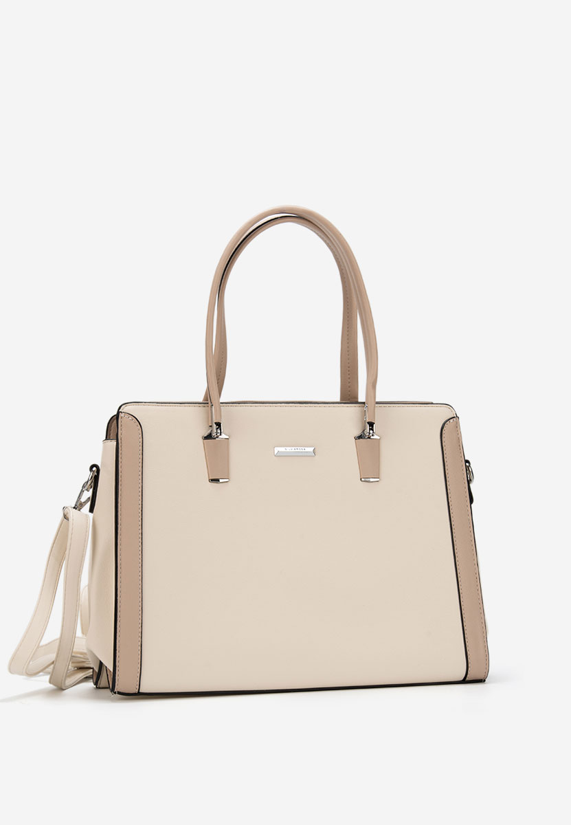 Дамски офис чанта Silvia Rosa 8171 Бяла