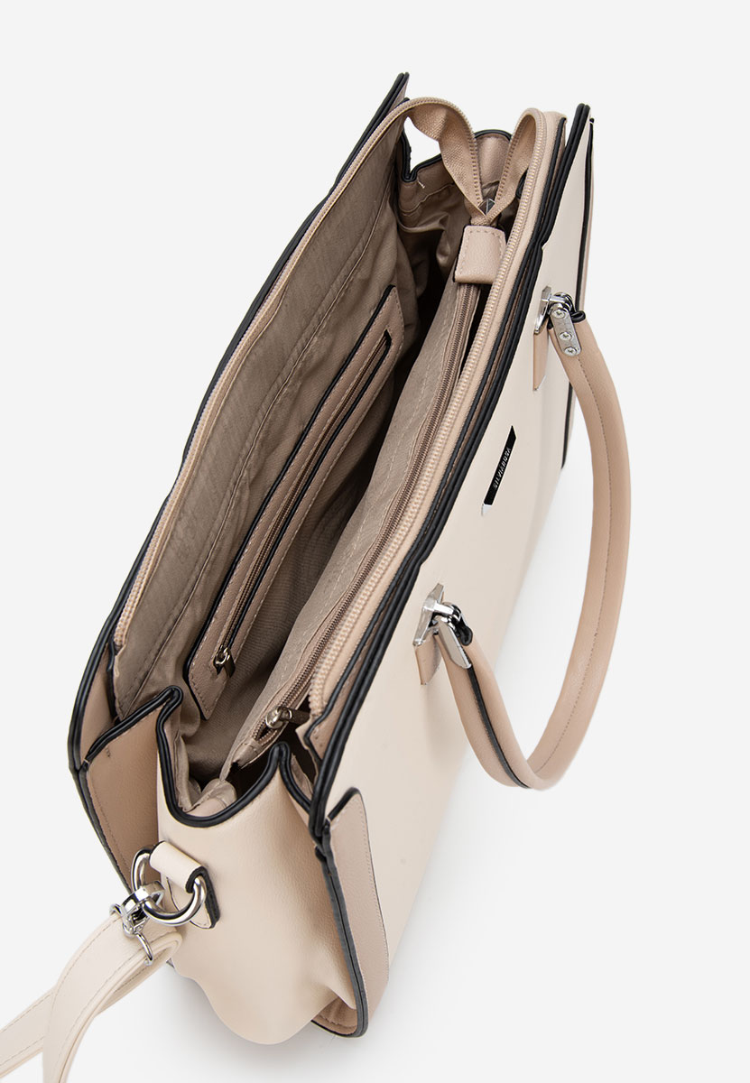 Дамски офис чанта Silvia Rosa 8171 Бяла