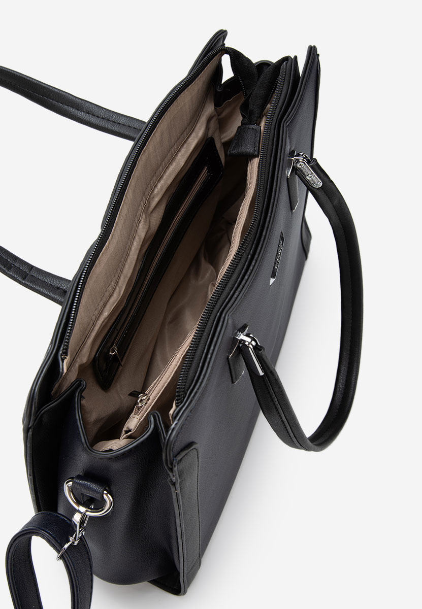 Дамски офис чанта Silvia Rosa 8171 военно синя