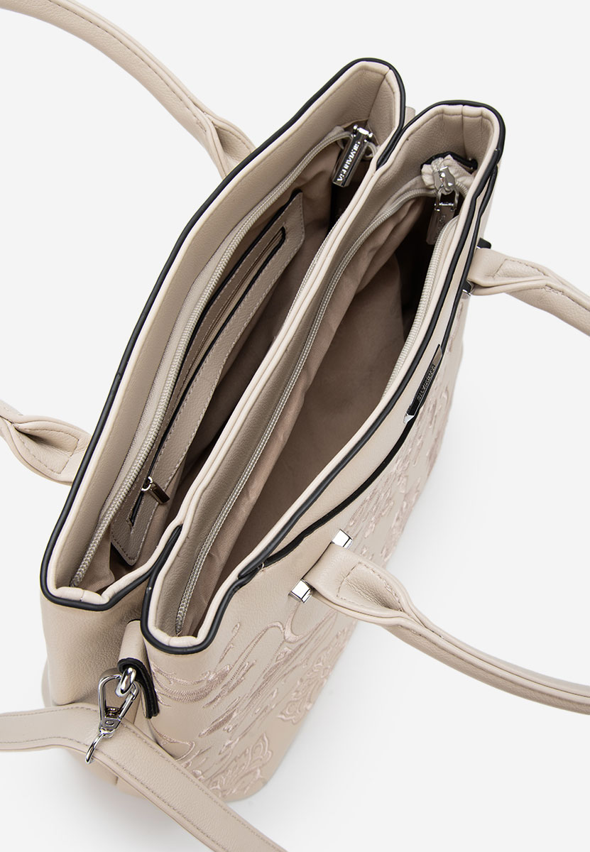 Ръчна чанта Silvia Rosa 25S505 V2 бежова