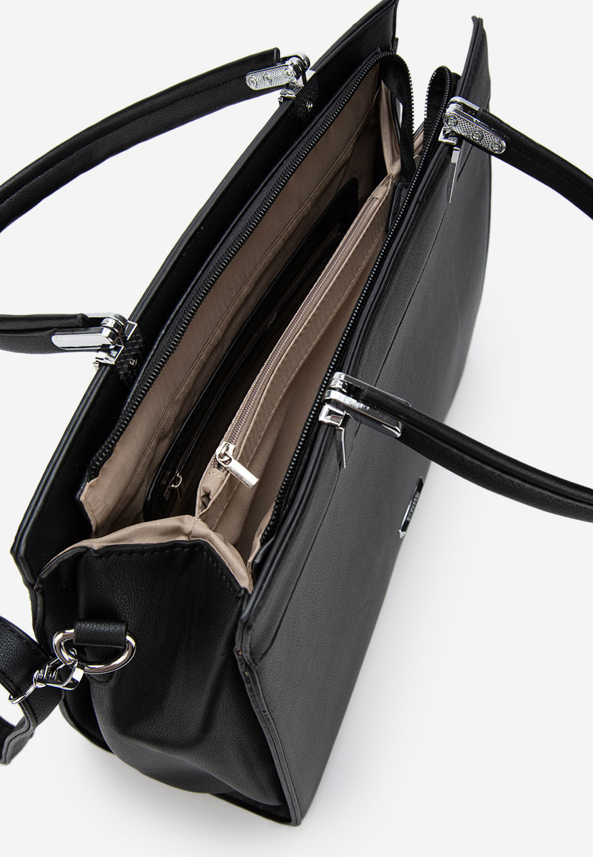 Дамски офис чанта Silvia Rosa 8170 черна