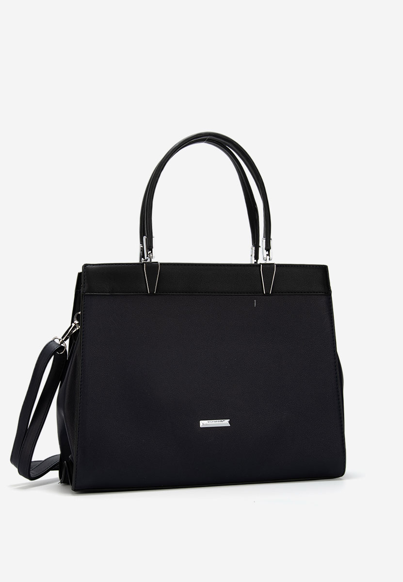 Дамски офис чанта Silvia Rosa 8170 военно синя