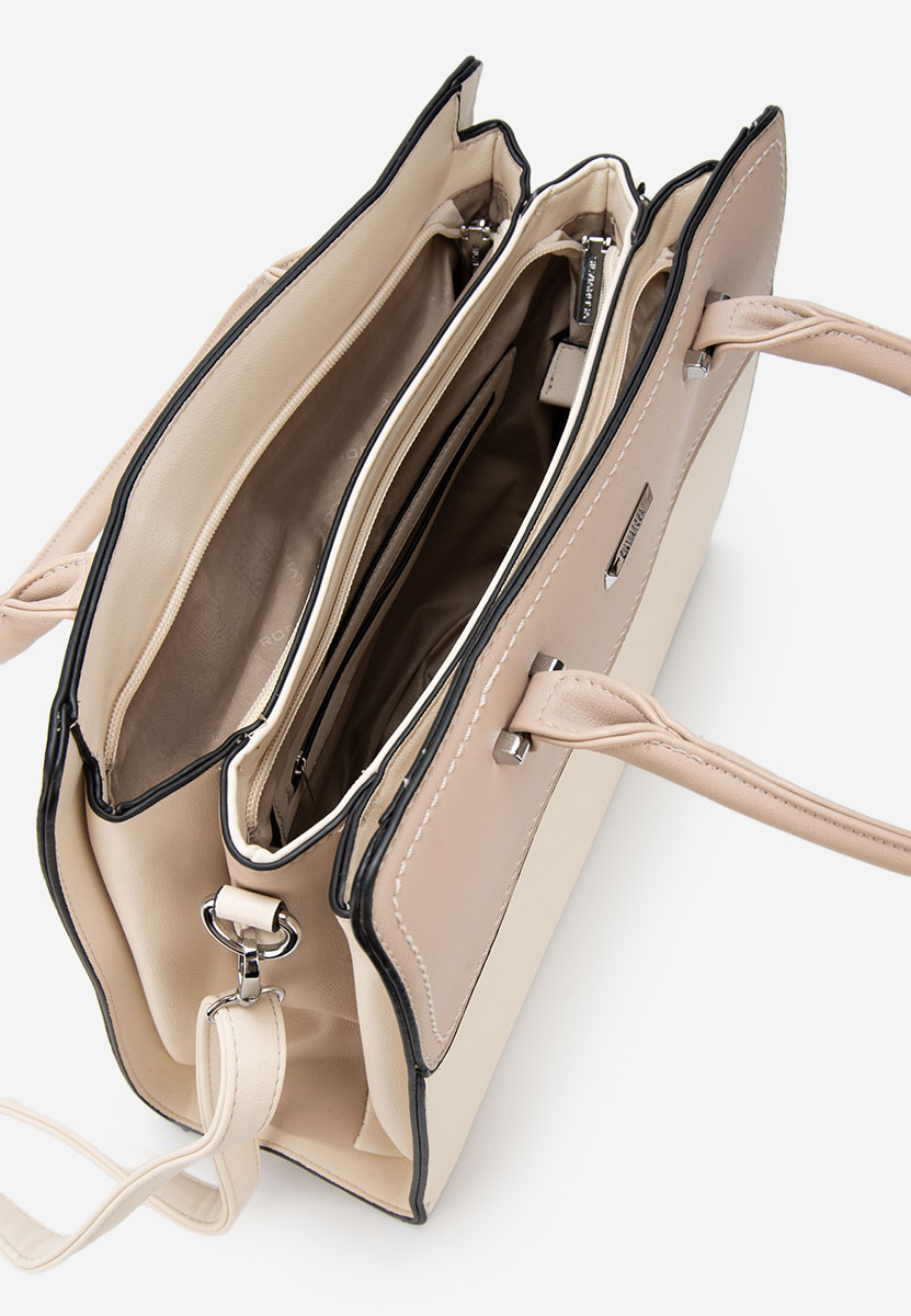 Дамски офис чанта Silvia Rosa 6793 Бяла