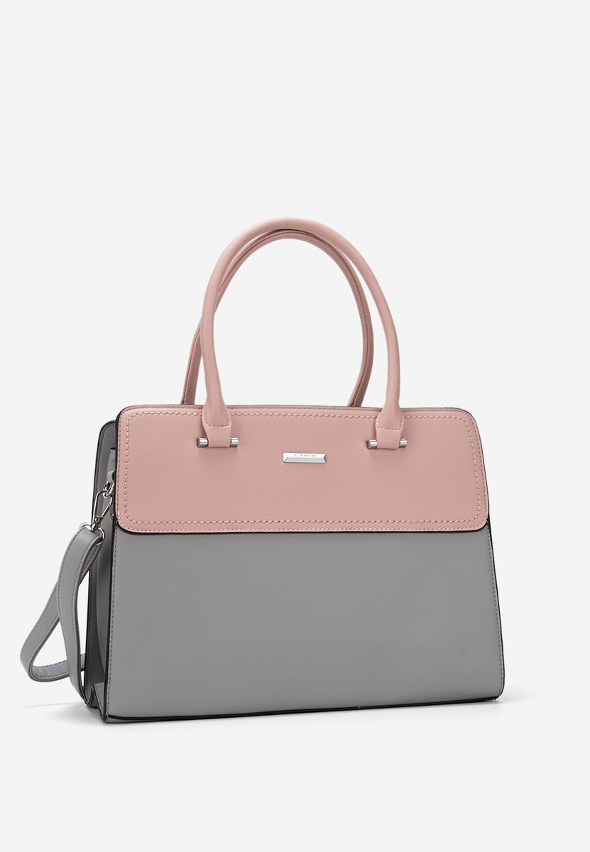 Дамски офис чанта Silvia Rosa 6793 сива