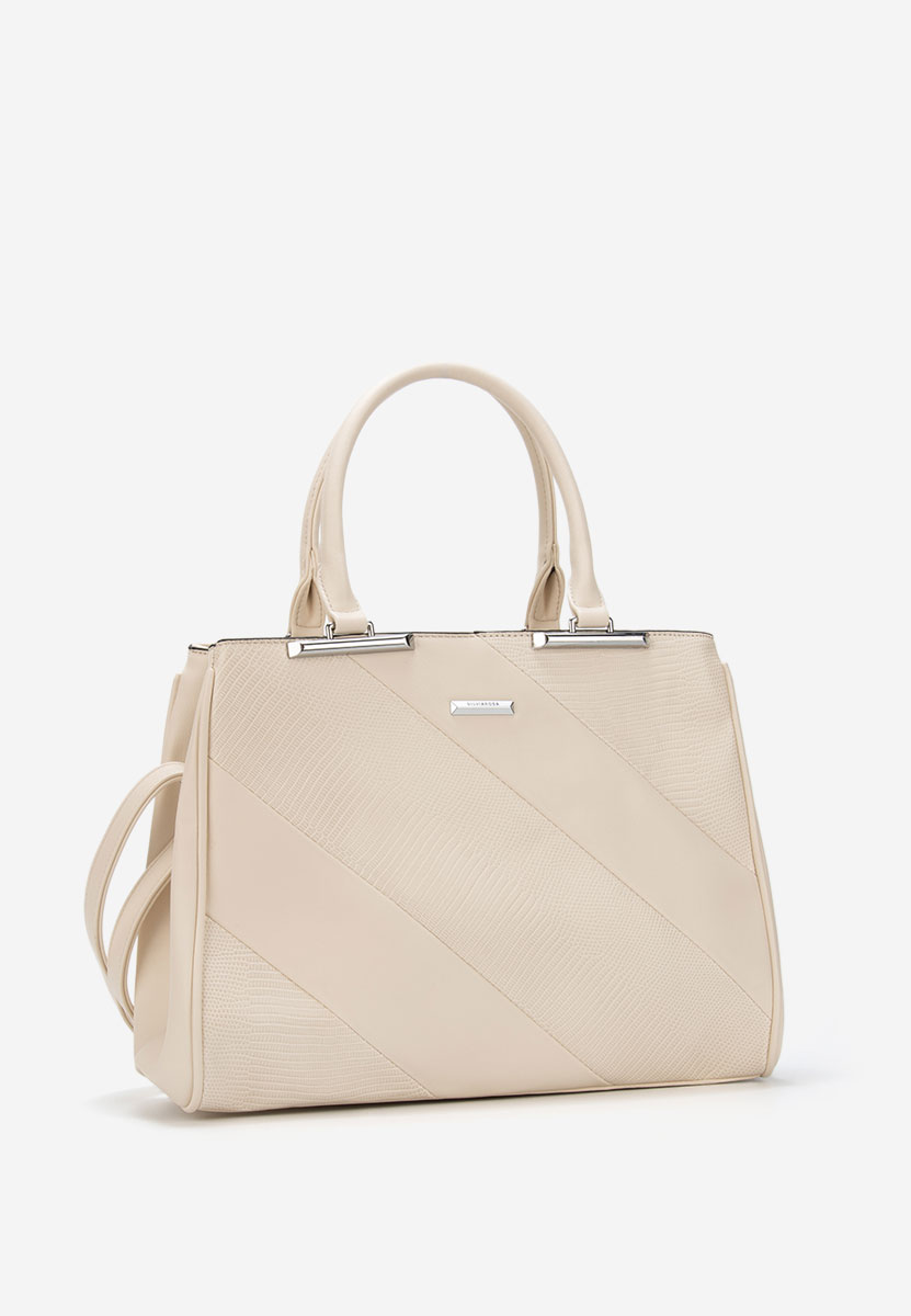 Дамски офис чанта Silvia Rosa 8180 Бяла