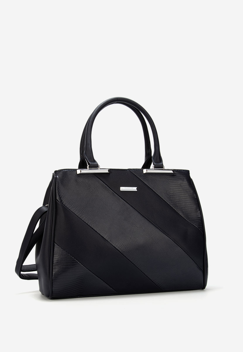 Дамски офис чанта Silvia Rosa 8180 военно синя