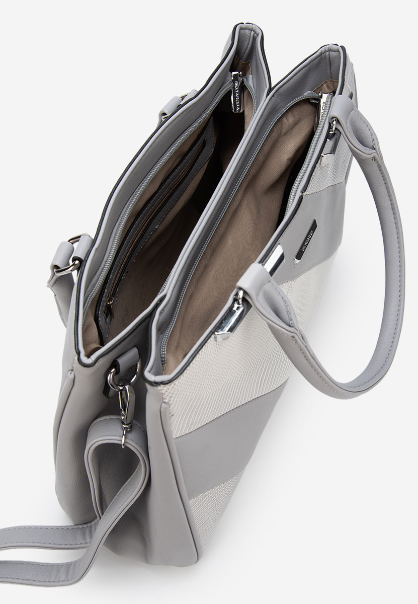 Дамски офис чанта Silvia Rosa 8180 сива