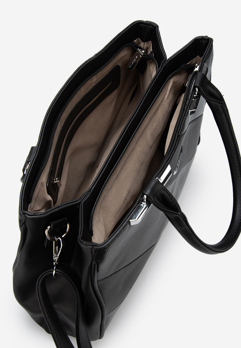 Дамски офис чанта Silvia Rosa 8180 черна