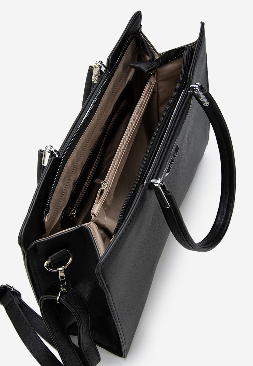 Дамски офис чанта Silvia Rosa 8167 черна