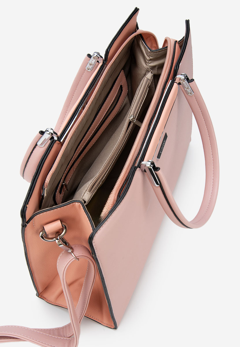 Дамски офис чанта Silvia Rosa 8167 розова