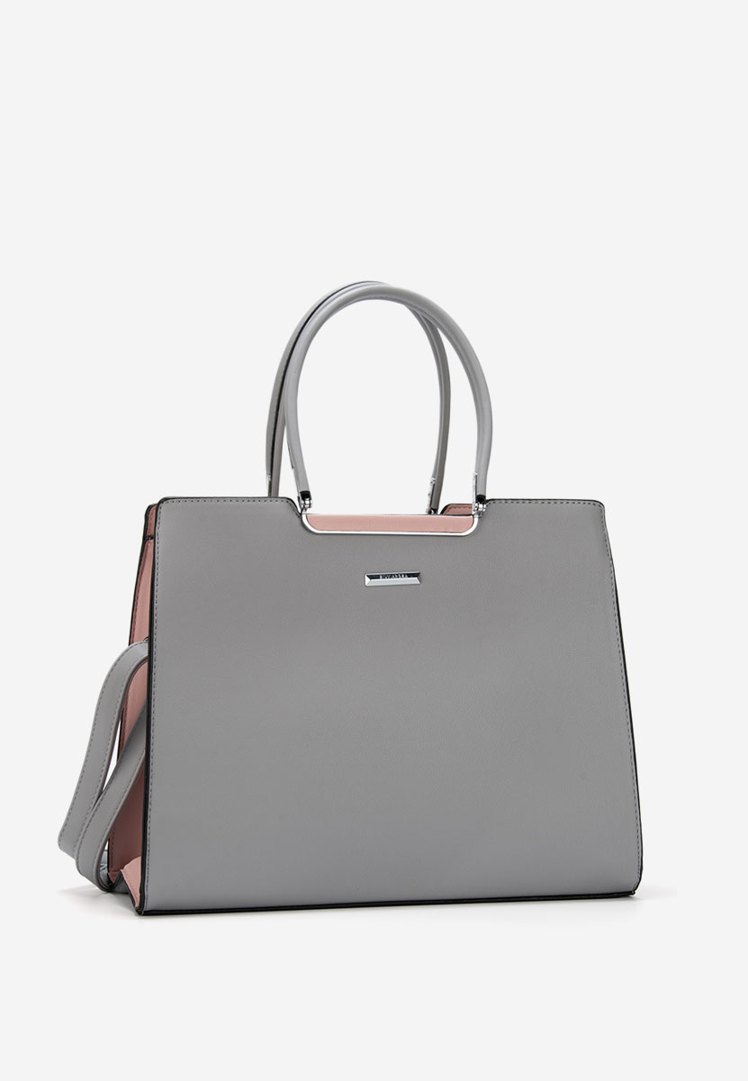 Дамски офис чанта Silvia Rosa 8167 сива