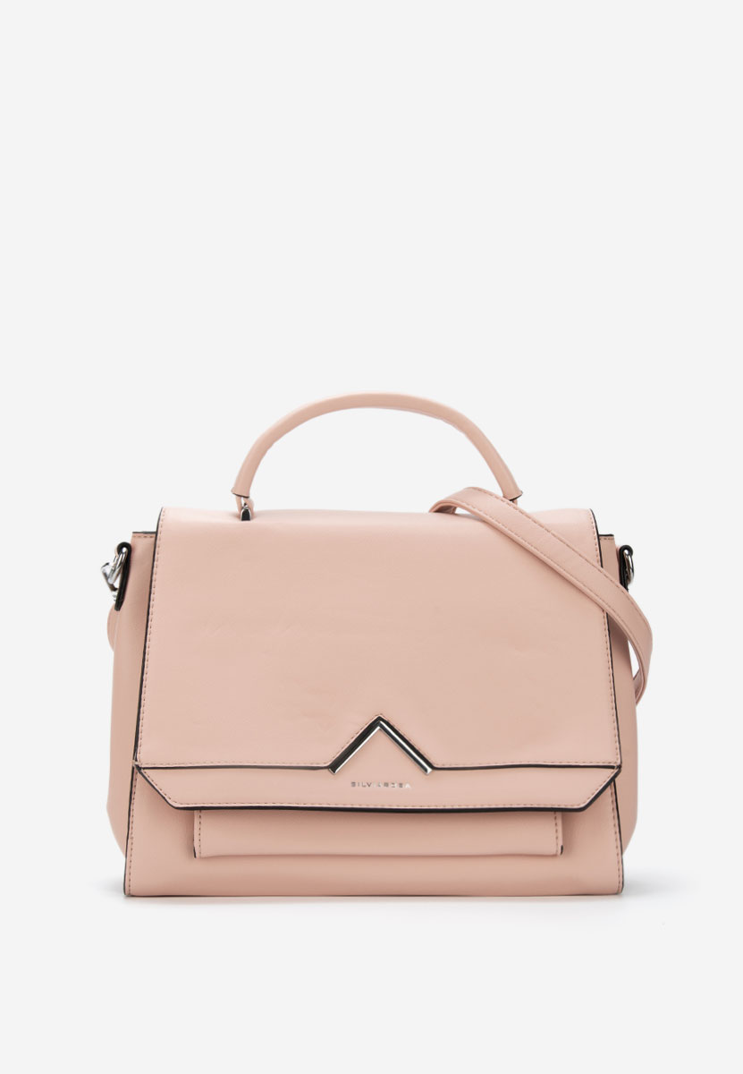 чанта за рамо Silvia Rosa 5963 розова
