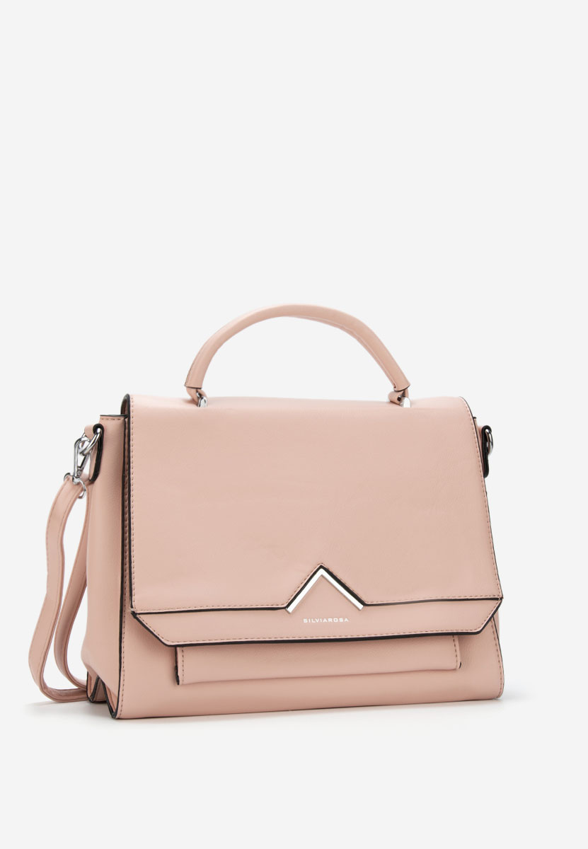 чанта за рамо Silvia Rosa 5963 розова