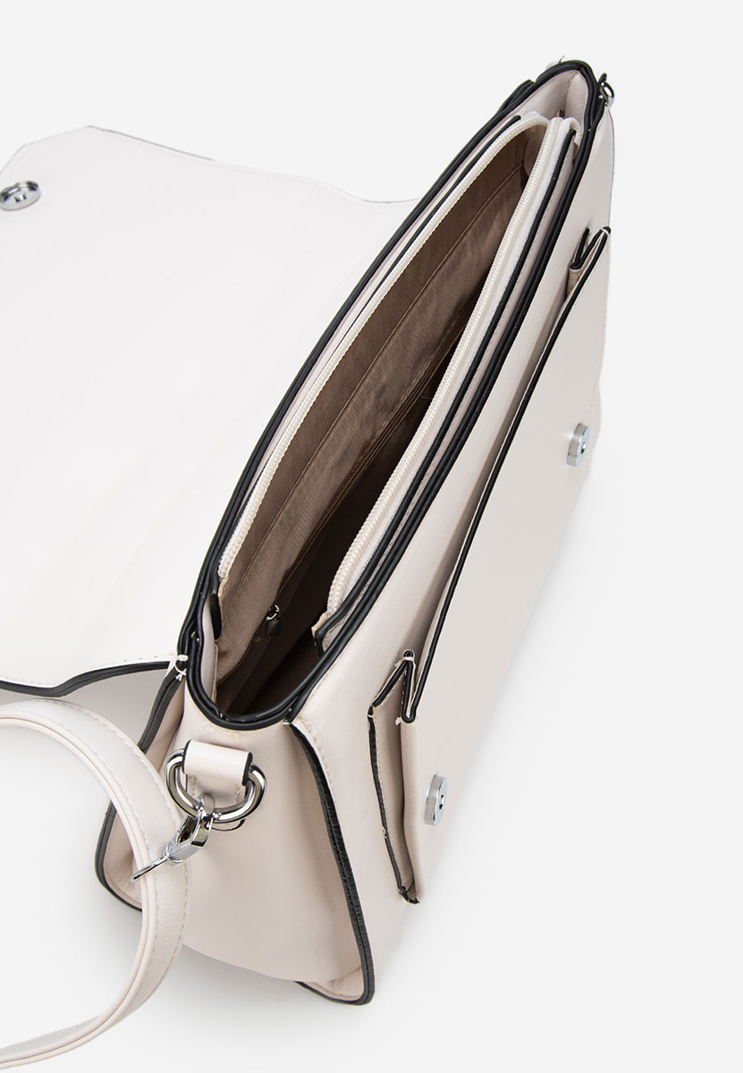 чанта за рамо Silvia Rosa 5963 Бяла