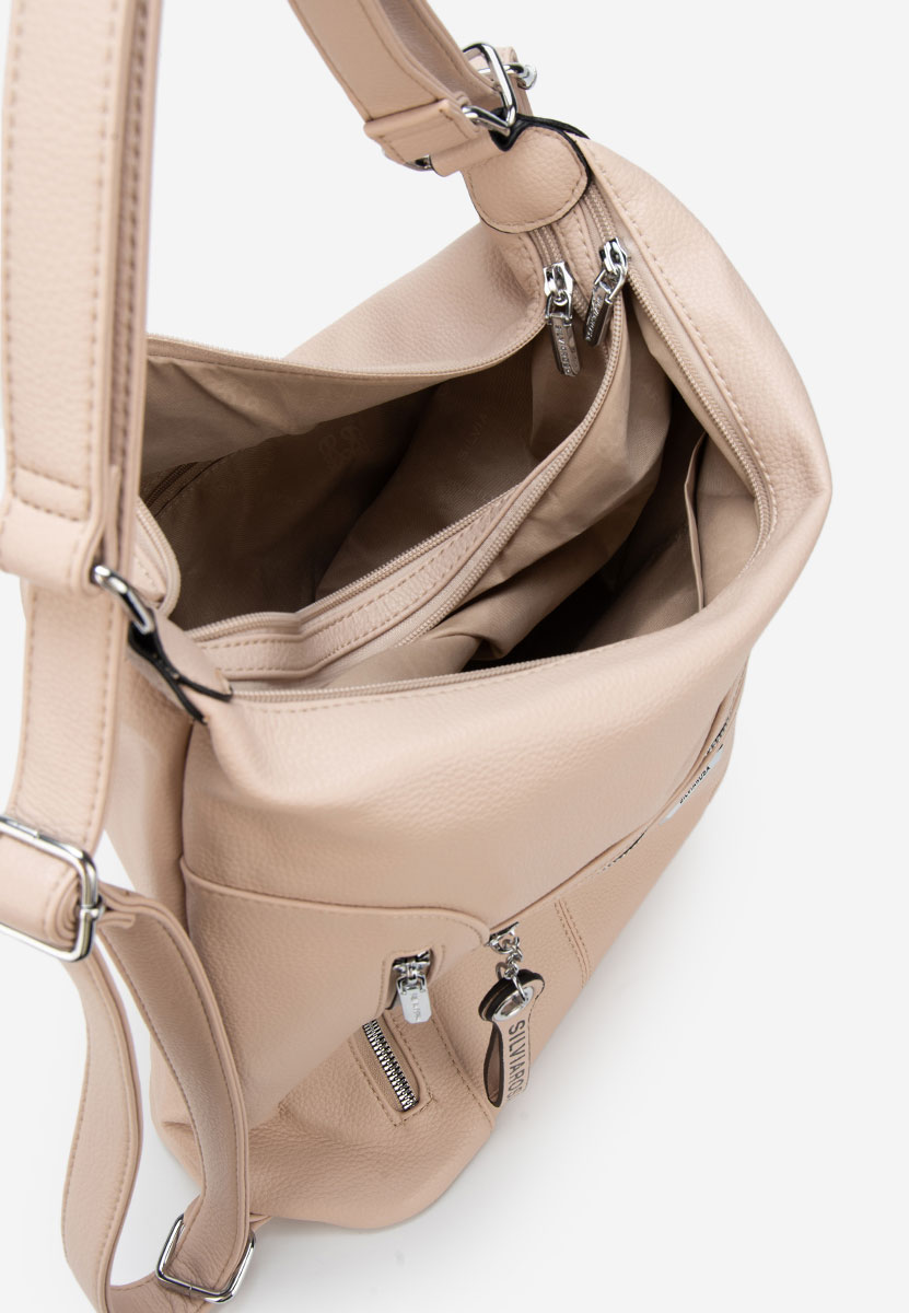 Ръчна чанта Silvia Rosa 6072 V2 бежова