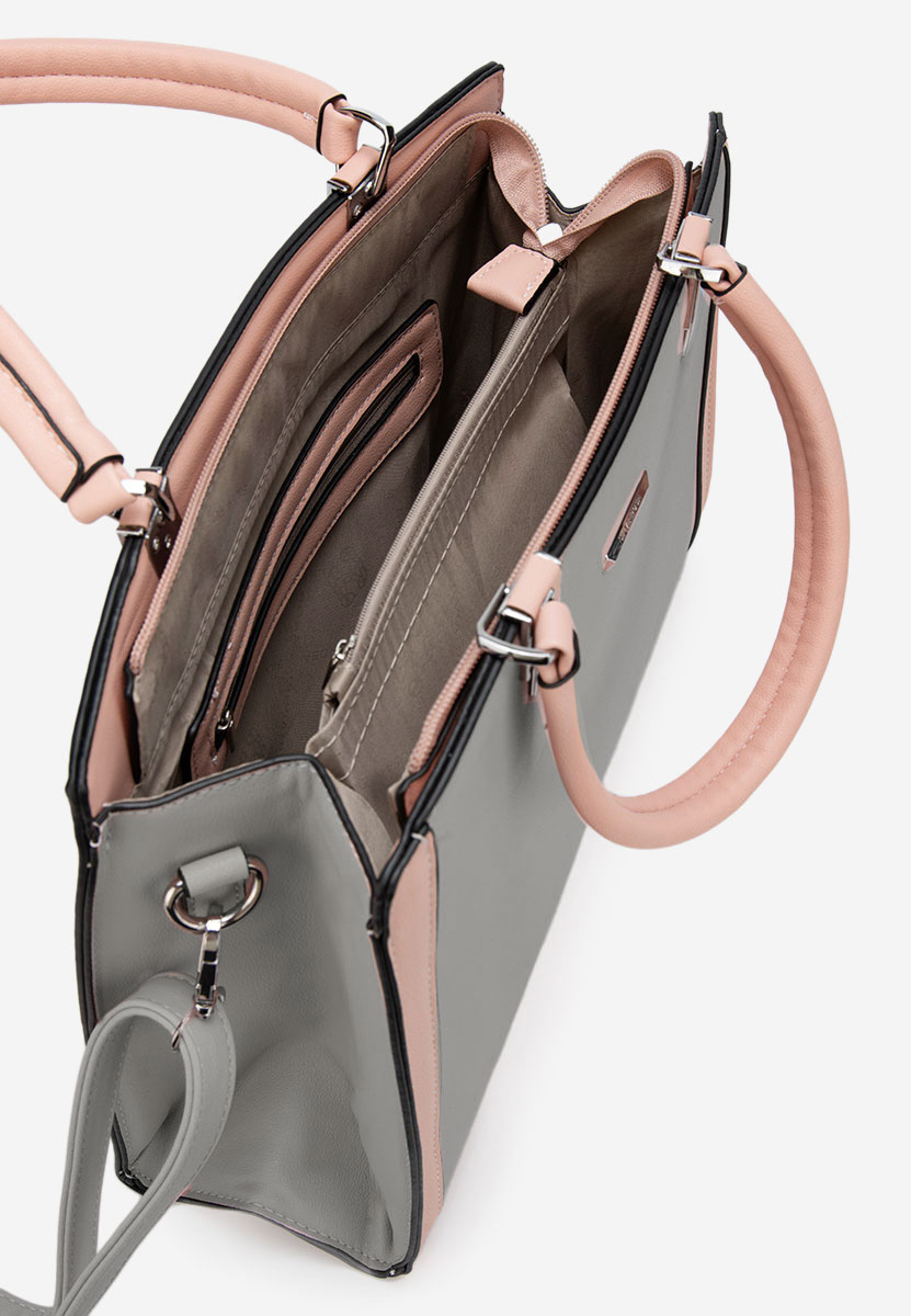 Дамски офис чанта Silvia Rosa 8168 сива